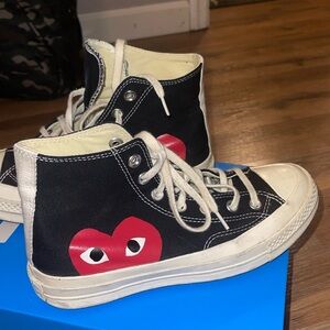 COMME des GARÇONS. Black high top. Size women’s 7.